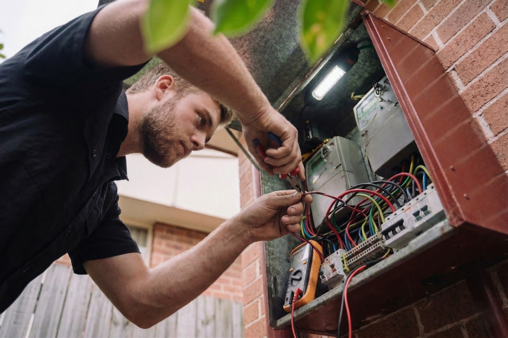 Haberfield electrician performing electrical work